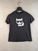 Karl Lagerfeld black graphic tee, Verzenden, Nieuw