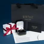 Gouden vintage ring met stersaffier 20 krt, Ophalen of Verzenden, Nieuw