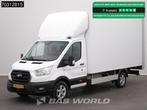 Ford Transit 130pk DHollandia Laadklep Zijdeur Bakwagen 360, Stof, Gebruikt, Euro 6, Wit