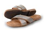 Lazamani Slippers in maat 40 Zilver | 10% extra korting, Kleding | Dames, Schoenen, Slippers, Overige kleuren, Verzenden, Lazamani