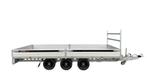 Henra Plateauwagen 401x222 3500Kg Tridem Plateauwagen, Auto diversen, Aanhangers en Bagagewagens, Ophalen of Verzenden, Nieuw