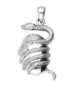 Zilveren Slang met ei kettinghanger, Verzenden, Nieuw