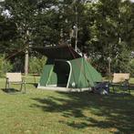 vidaXL Camping Tent met dak met opslag Groen 282 x 225 x 154, Caravans en Kamperen, Tenten, Verzenden, Nieuw