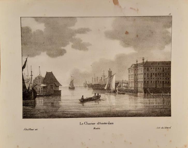 Le Chantier dAmsterdam, Antiek en Kunst, Kunst | Litho's en Zeefdrukken, Ophalen of Verzenden