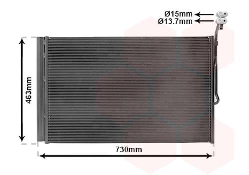 LUCHTCONDENSATOR VOOR PORSCHE CAYENNE 2010-2014 95857311100, Auto-onderdelen, Airco en Verwarming, Nieuw, Ophalen of Verzenden