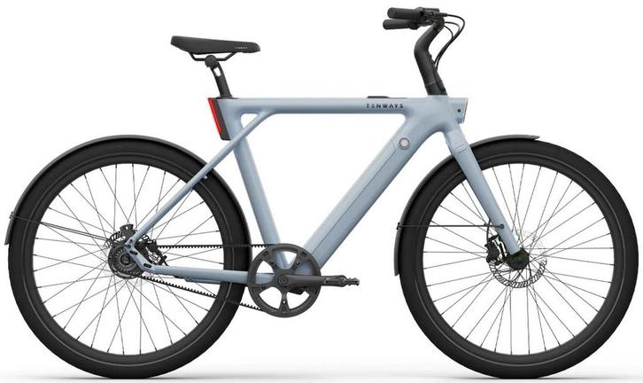 TENWAYS CGO009 Elektrische Herenfiets *Belt Drive, Smart, Fietsen en Brommers, Elektrische fietsen