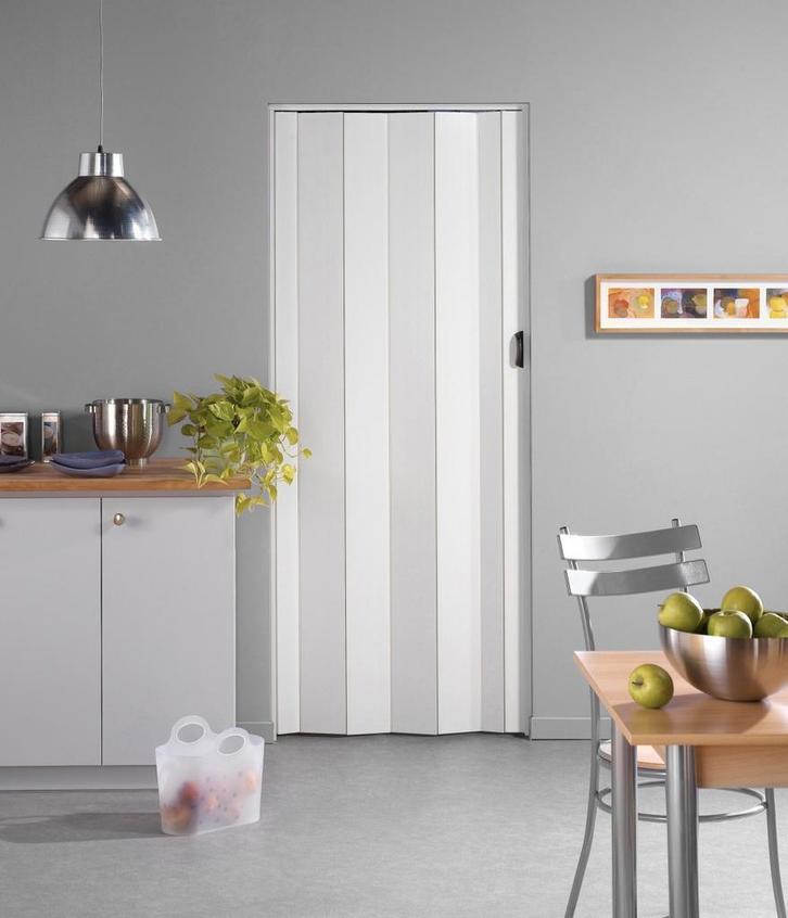 OPRUIMING! Grosfillex vouwdeur Una in 4 kleuren 84x205 cm, Doe-het-zelf en Verbouw, Deuren en Horren, Vouwdeur, Nieuw, Kunststof