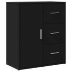 VidaXL dressoir, hout / zwart, B x D x H 60 x 31 x 70 cm, Ophalen, Nieuw