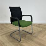 vergaderstoel Ahrend, groene/zwarte stoffering - grijze, Huis en Inrichting, Stoelen, Gebruikt, Zwart, Ophalen of Verzenden, Eén