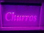 Churros churro neon bord lamp LED verlichting reclame lichtb, Verzenden, Nieuw