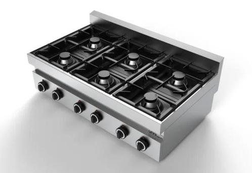 Unni-cooking | Fornuis | Tafelmodel | Gas | 6 Branders | 6x, Zakelijke goederen, Horeca | Keukenapparatuur, Nieuw in verpakking