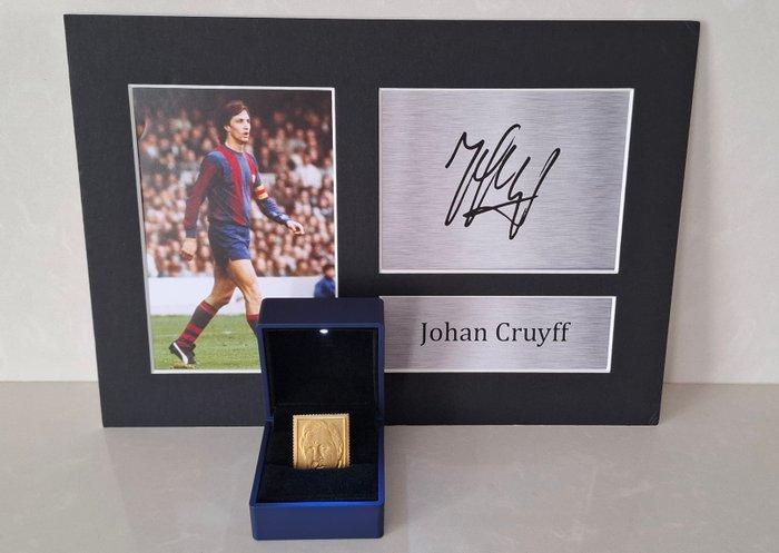 FC Barcelona - Johan Cruijff - Kunstwerk, Sello, Verzamelen, Overige Verzamelen