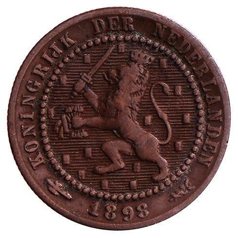1 Cent 1892-1899 Wilhelmina ZFr, Postzegels en Munten, Munten | Nederland, Verzenden