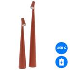 Set 2x Nordic Design LED Tafellampen Nachtlampen O, Huis en Inrichting, Lampen | Overige, Ophalen of Verzenden, Nieuw