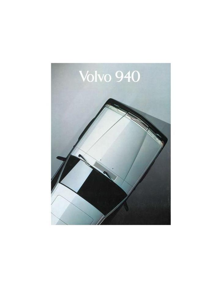 1994 VOLVO 940 BROCHURE NEDERLANDS, Boeken, Auto's | Folders en Tijdschriften, Volvo