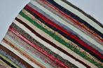 Gestreept Anatolisch vloerkleed neutraal - Vloerkleed - 302, Nieuw