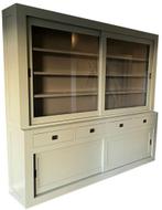 Buffetkast Engels groen - grijs Epse 240cm soft close, Huis en Inrichting, Ophalen of Verzenden, Nieuw