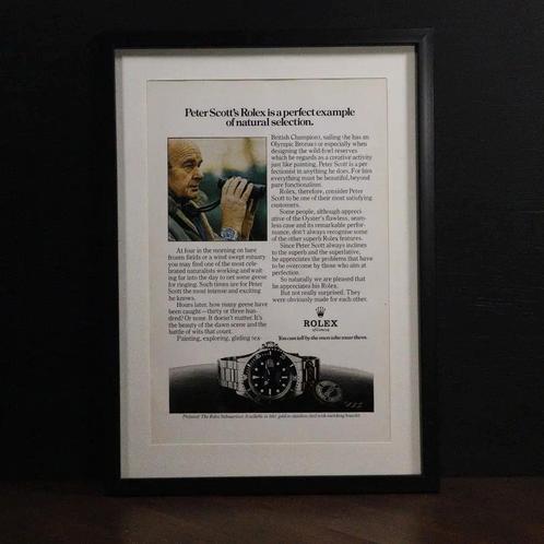 Vintage Rolex Submariner advertentie, Boeken, Catalogussen en Folders, Nieuw, Verzenden