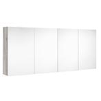 Spiegelkast Allibert Look Stopcontact VDE 140x65x18 cm Eik, Huis en Inrichting, Badkamer | Badkamermeubels, Ophalen of Verzenden