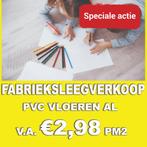 FABRIEKSLEEGVERKOOP! Franse eiken PVC vloeren v.a. 2,98 pm2!, Nieuw, Overige typen, 50 tot 150 cm, Kunststof
