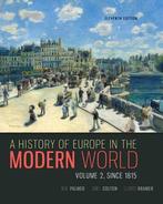 A History of Europe in the Modern World Volume 9780077599584, Boeken, Zo goed als nieuw