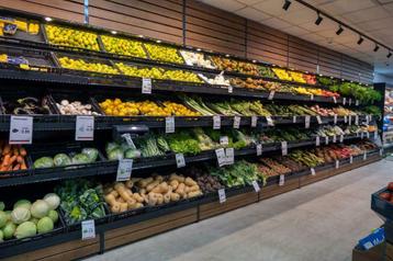 Groente & fruit stellingen, Groentestelling, Fruitstelling beschikbaar voor biedingen