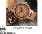 Houten horloge: YISUYA Rolha, Verzenden, Nieuw