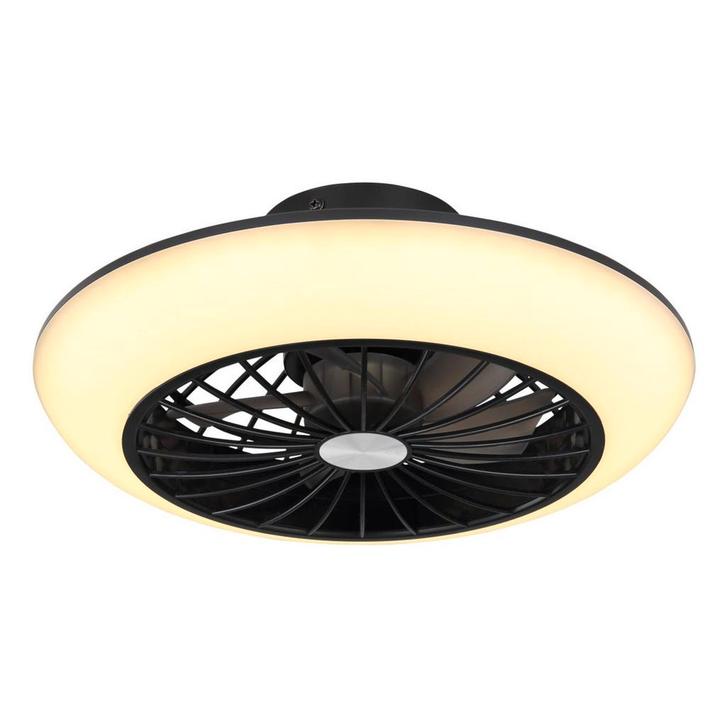 Plafondventilator met lamp LAFEE ø30CM 18 Watt Matt zwart, Witgoed en Apparatuur, Ventilatoren, Plafondventilator, Nieuw, Ophalen of Verzenden