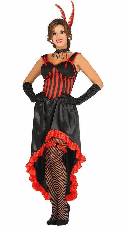 Can Can Kostuum Dames, Kleding | Dames, Carnavalskleding en Feestkleding, Nieuw, Verzenden