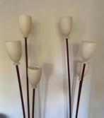 Staande lamp (2) - IJzer - Alabasterstaande lampen, Antiek en Kunst