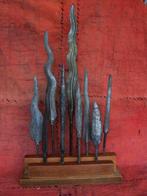 Collectie van 9 Antieke Pamor Lanspunten Java - Indonesië -, Antiek en Kunst