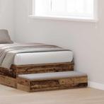 vidaXL Bedlades met lade Oud hout 100 x 36,5 x 16,5 cm, Verzenden, Nieuw, Hout, Minder dan 45 cm