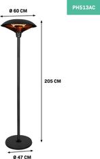 2dekans | VONROC Terrasverwarmer Eolo – Infrarood - 2000W –, Ophalen of Verzenden, Zo goed als nieuw