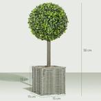 TRUUSK Set van 2 UV-bestendige Kunstplanten in Pot - Geschik, Verzenden, Nieuw