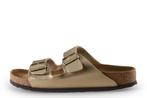 Birkenstock Slippers in maat 42 Zilver | 10% korting, Kleding | Dames, Schoenen, Slippers, Overige kleuren, Verzenden, Zo goed als nieuw