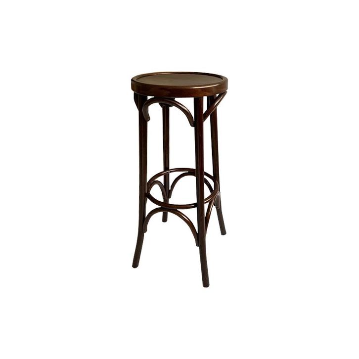Barkruk Thonet Noa - Noten - Vintage/Café, Huis en Inrichting, Barkrukken, Ophalen