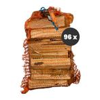 Pallet Giant Flames aanmaakhout 96 netzakken x 12.5L (1200L), Tuin en Terras, Haardhout, Minder dan 3 m³, Ophalen of Verzenden