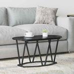 vidaXL Salontafel Zwart Eiken 80 x 40 x 40,5 cm Geperst Hout, Huis en Inrichting, Tafels | Salontafels, Minder dan 50 cm, Verzenden