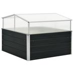 Tuinkas 100x100x77 cm gegalvaniseerd staal antraciet, Huis en Inrichting, Verzenden, Nieuw