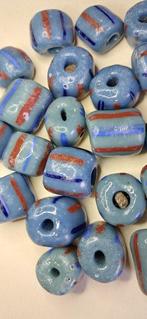 Opaline Afrikaanse handelskettingen Celeste - Glas - Italië