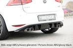 Rieger diffuser | VW Golf 7 3drs, 5drs, GTI, GTE, GTD tot, Auto-onderdelen, Carrosserie en Plaatwerk, Nieuw, Ophalen of Verzenden