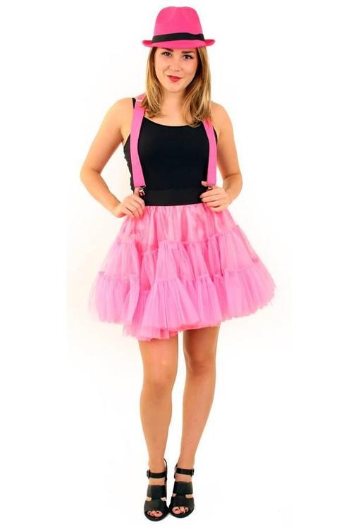 Petticoat pink 3-laags volwassenen, Kleding | Dames, Carnavalskleding en Feestkleding, Nieuw, Ophalen of Verzenden