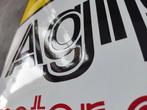 Agip - motor oils Agip gas station enamel sign Emailschild
