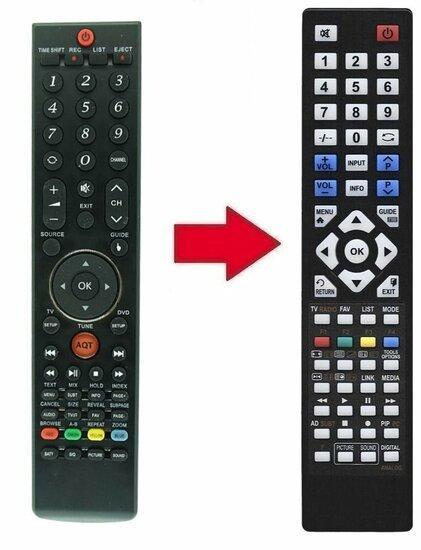 Vervangende Avtex TV afstandsbediening, Audio, Tv en Foto, Afstandsbedieningen, Verzenden