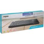 Rapoo Wireless Multimedia Touchpad Keyboard K2600, Computers en Software, Toetsenborden, Verzenden, Zo goed als nieuw