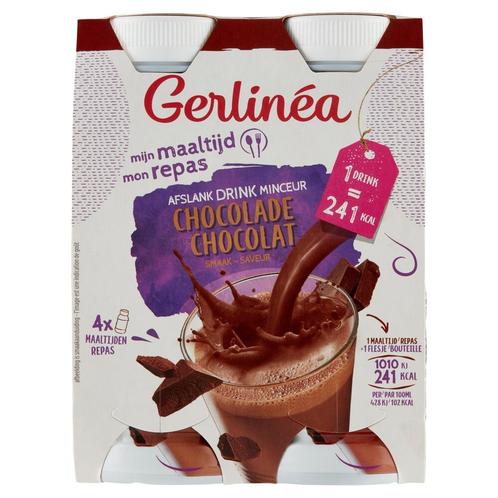 6x Gerlinea Mijn Maaltijd Afslank Drink Chocolade 4 x 236 ml, Diversen, Overige Diversen, Nieuw, Verzenden