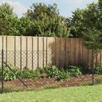 vidaXL Gaashek met flens 0,8x25 m antracietkleurig, Verzenden, Nieuw, IJzer, Minder dan 1 meter