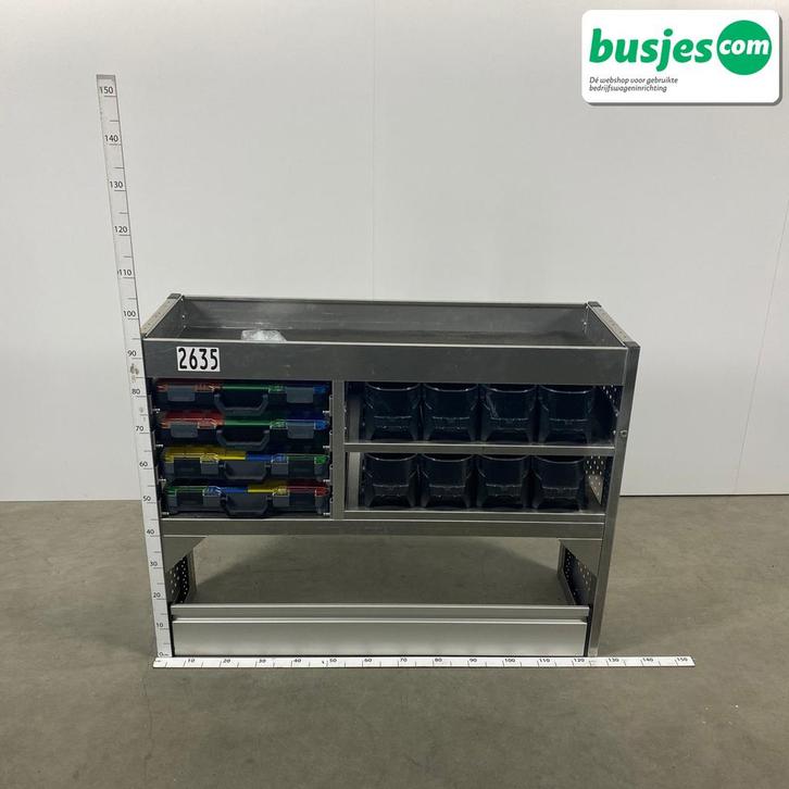 Aluca bedrijfswageninrichting 1255x420x950mm (2635), Auto diversen, Overige Auto diversen, Ophalen of Verzenden