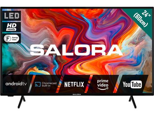 Salora SMART24TV Zwart, Huis en Inrichting, Woonaccessoires | Overige, Nieuw, Verzenden