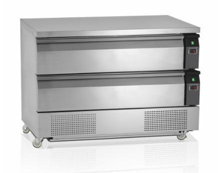 Gekoelde Werkbank met 2 lades | 123x70x(h)86,5 cm, Zakelijke goederen, Horeca | Keukenapparatuur, Verzenden
